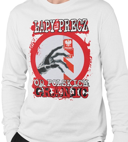LONGSLEEVE PATRIOTYCZNI ŁAPY PRECZ